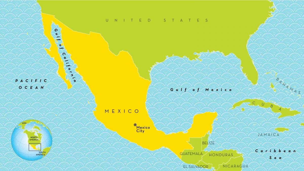 خريطة مدينة مكسيكو