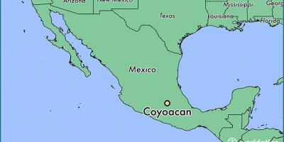 كويواكان المكسيك خريطة المدينة