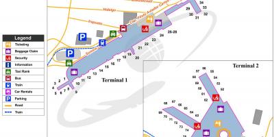 مطار بينيتو خواريز الدولي خريطة