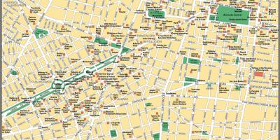 خريطة المكسيك المدينة لمشاهدة معالم المدينة