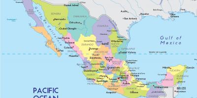 خريطة مدينة المكسيك الدولة