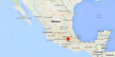 عاصمة المكسيك خريطة